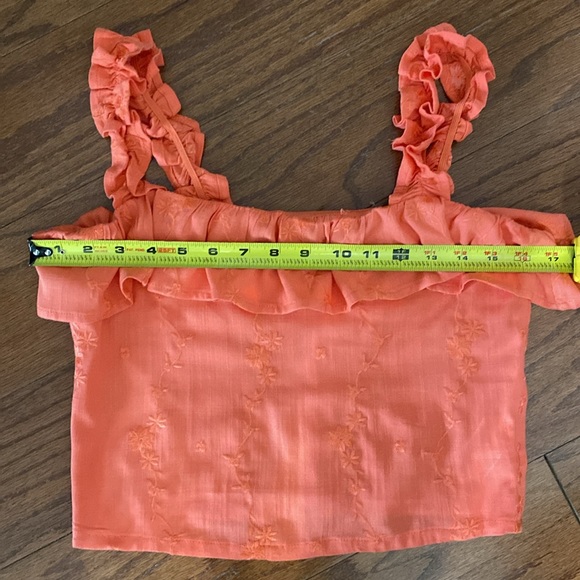 Forever 21 orange sleeveless/crop top - Size medium - Picture 8 of 9